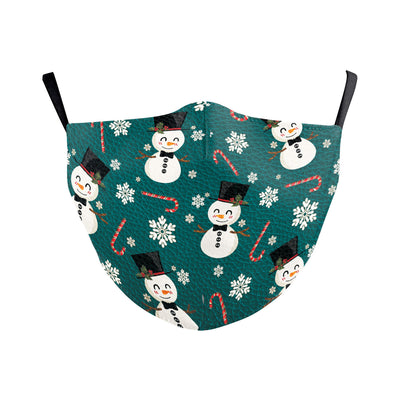 Black dust mask with a whimsical print featuring white unicorns, colorful donuts, yellow stars, and rainbows. - Image 8