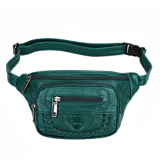 Bolso Bandolera de Cuero Suave Lavado para Mujer - Image 3