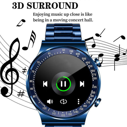 Reloj Inteligente con Monitor de Presión Arterial y Podómetro