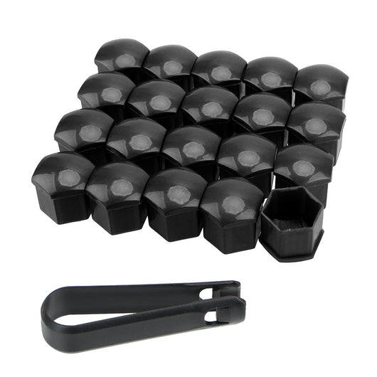 Tapas de Rueda Cromadas Negro - Tapón de Llanta con Rosca de Seguridad - Image 5
