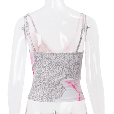 Top Corto Sexy con Tirantes y Encaje - Image 17