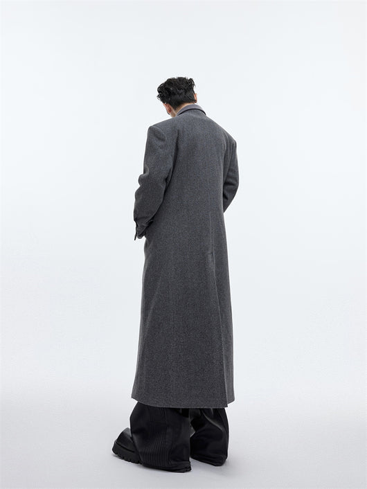 Abrigo Largo Elegante para Hombre - Diseño Over the Knee - Image 3