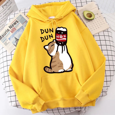 Sudadera con Capucha Gato Divertido - Aumento de Sueldo para Hombre - Image 28