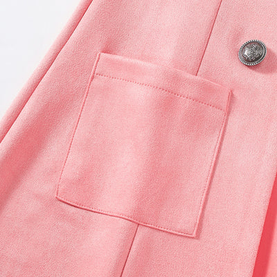 Chaleco de Ante Slim Fit Retro Elegante para Mujer - Image 20