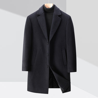 Abrigo Tipo Trinchera de Lana para Hombre - Estilo Ejecutivo - Image 4