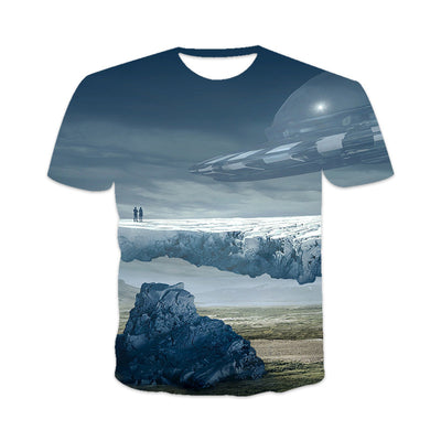 Playera Hombre Estampado 3D Digital de Última Tendencia - Image 5
