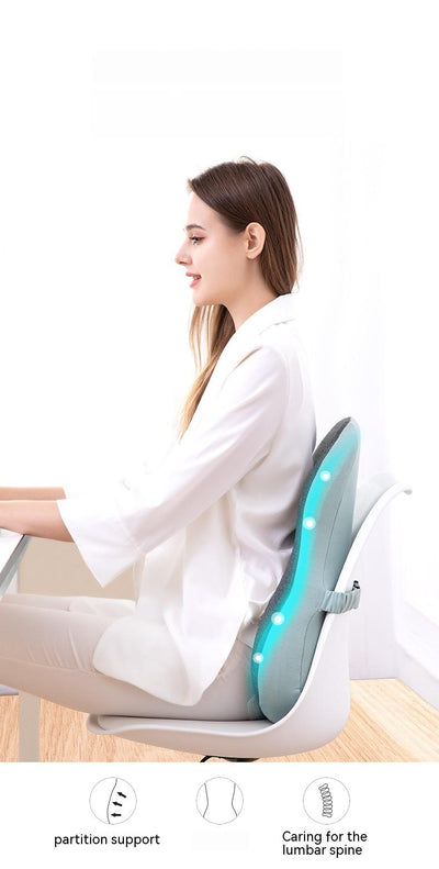 Cojín Ergonómico de Espuma Viscoelástica para Respaldo de Silla - Image 9