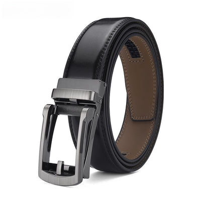 Cinturón de Cuero Genuino para Hombre con Hebilla Automática - Image 3
