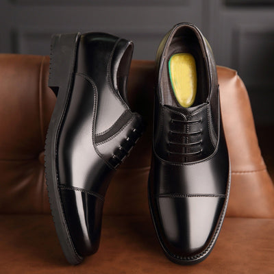 Zapatos de Cuero Formal Ejecutivo de Tres Secciones - Image 3