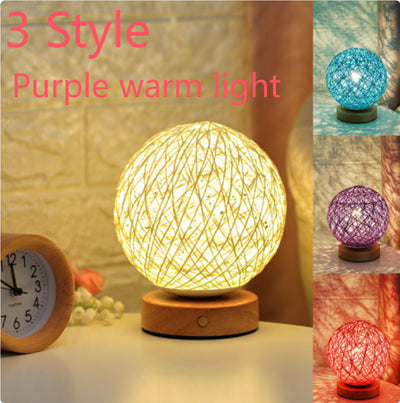 Lámpara LED Sepak Takraw Cielo Estrellado USB - Luz Nocturna Infantil de Mesita - Image 25