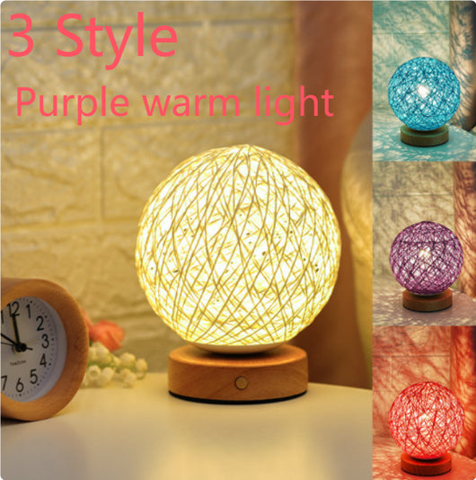 Lámpara LED Sepak Takraw Cielo Estrellado USB - Luz Nocturna Infantil de Mesita - Image 25
