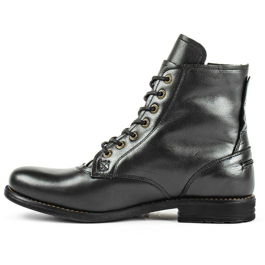 Botas Vaqueras Retro Hombre con Cordones Martin Punta Redonda Tacón Bajo - Image 5