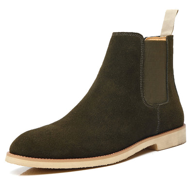 Botas de Cuero para Hombre - Diseño Punta Afilada Otoño Invierno - Image 9