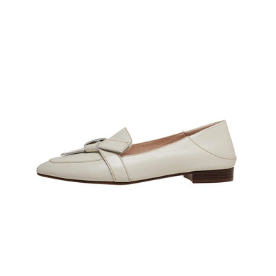 Zapatos de Cuero Completo con Moño Puntiagudo - Image 5