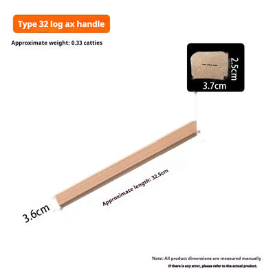 Hacha de Madera de Langosta con Mango Alargado de Madera Dura - Image 3