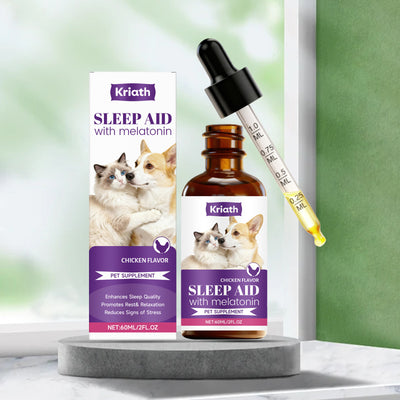 Gotas Calmantes Kriath para Gatos y Perros - Cuidado Diario Natural