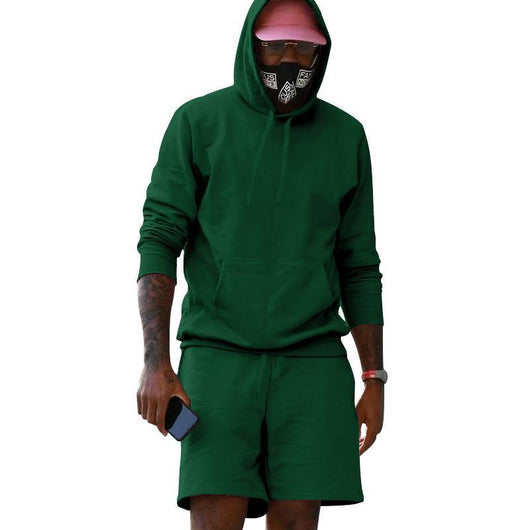 Conjunto de Sudadera y Shorts con Forro Polar para Hombre - Image 36