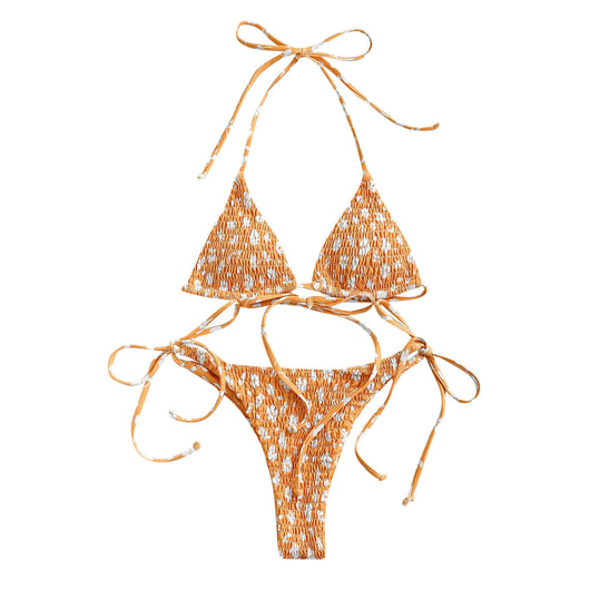 Bikini Estampado Dividido Europeo Americano para Mujer