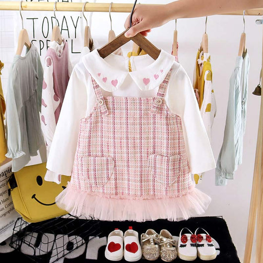 Ropa de Primavera y Otoño para Niñas - Colores Sólidos - Image 9
