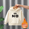 Suéter Hoodie Acolchado en Lana y Algodón