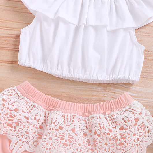 Traje de Verano Infantil sin Capucha en Algodón Liso - Image 6