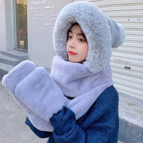 Gorro de Lana Tejido con Protección Térmica para Orejas