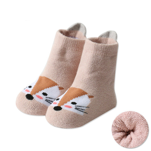 Calcetines Térmicos Infantiles con Diseño de Dibujos Animados y Talón Reforzado - Image 4