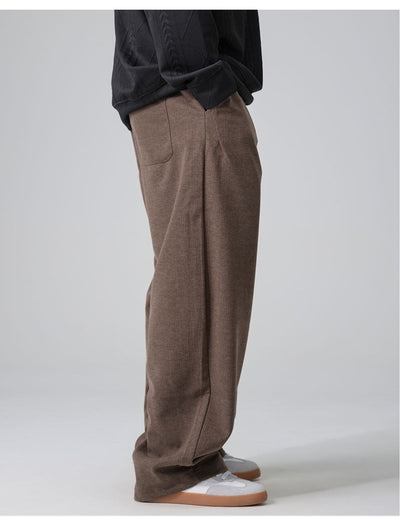 Pantalones Casuales Holgados con Cordón Ajustable y Forro Polar - Image 17