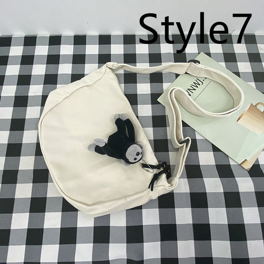 Bolsa Mensajero de Lona para Hombre - Bolso de Hombro Ligero y Versátil - Image 8