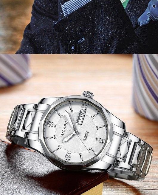 Reloj Automático Mecánico Resistente al Agua para Hombre - Image 9