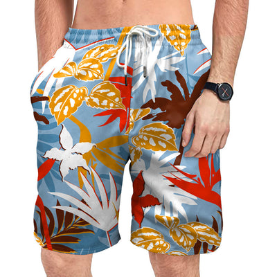 Shorts Playero Hombre con Malla Interior y Estampado Digital - Image 16