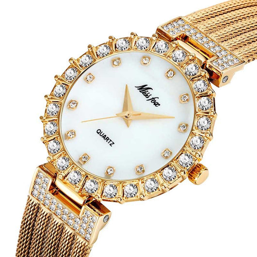 Reloj de Pulsera Mujer Resistente al Agua con Banda de Cobre - Image 6
