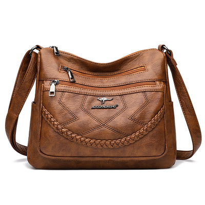 Bolso de Hombro de Cuero Suave para Mujer - Capacidad Extra Grande - Image 8