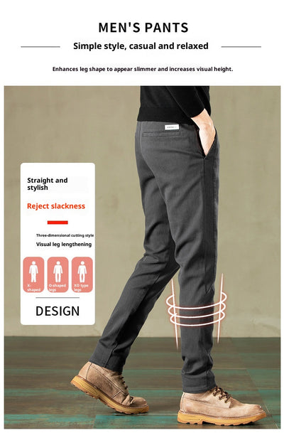Pantalones Deportivos Rectos Elásticos para Hombre - Image 20