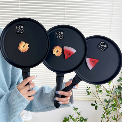 Funda Divertida y Creativa para Teléfono con Diseño de Sartén - Image 2