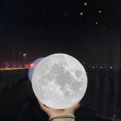 Lámpara de Mesa 3D Luna - Iluminación Romántica para San Valentín - Image 5