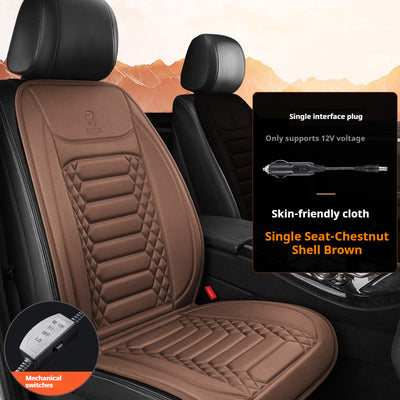 Asiento Calefactor Eléctrico de Peluche para Auto - Image 7