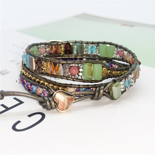 Pulsera Bohemia Multicapa Artesanal - Image 8