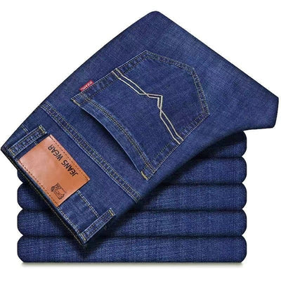 Jeans Hombre Corte Recto Suelto con Elastano - Image 5