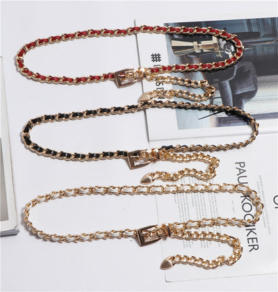 Conjunto de Falda con Cinturón y Suéter Versátil Estilo Coreano - Image 4