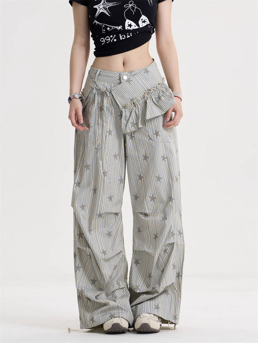 Pantalones Retro Anchos Estilo Americano para Mujer - Cleanfit - Image 5