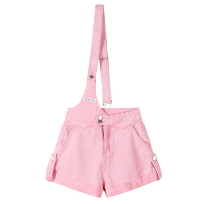 Shorts de Mezclilla Infantiles con Tirantes Ajustables
