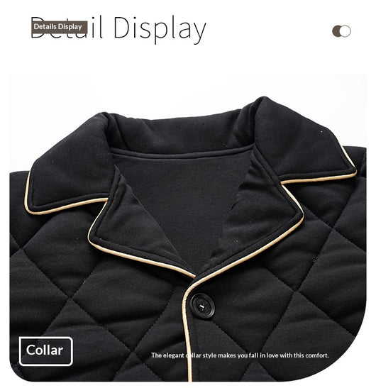 Pijama Acolchado de Tres Capas para Otoño e Invierno - Image 13