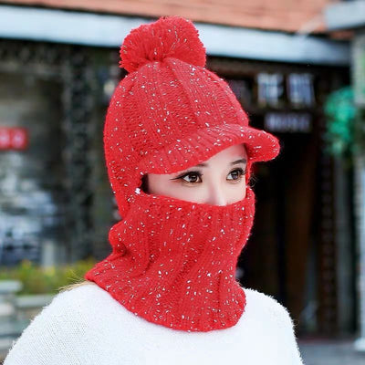Gorro y Bufanda Térmica de Lana para Ciclismo - Protección Contra el Viento - Image 34