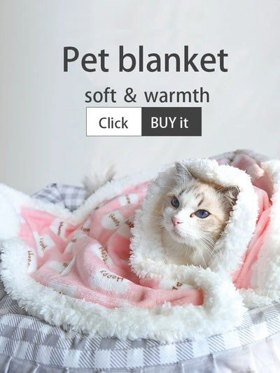 Manta térmica de lana de cordero para perros y gatos - Cojín suave de invierno - Image 10