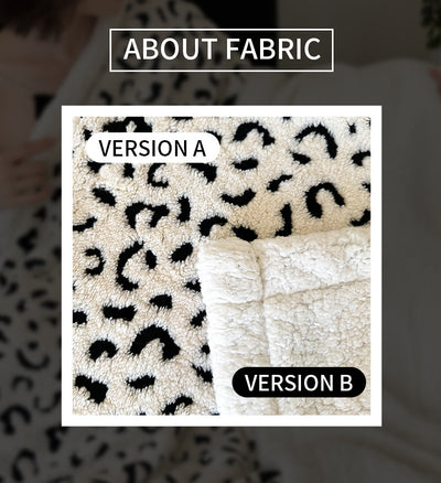 Manta de Tafetán Jacquard Estampado Leopardo Doble Capa - Image 21