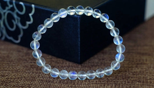 Pulsera de Piedra de Luna Vidrioso Ice Seed para Mujer - Image 6