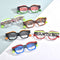 Gafas Cat Eye con Bordes Gruesos Bicolor