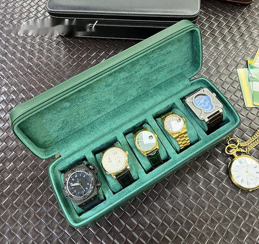 Caja Organizadora de Relojes en Terciopelo Portátil - Image 4