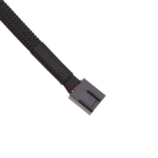 Cable Divisor Splitter PWM de 1 a 5 para Ventiladores de PC (4 Pines, Mallado)